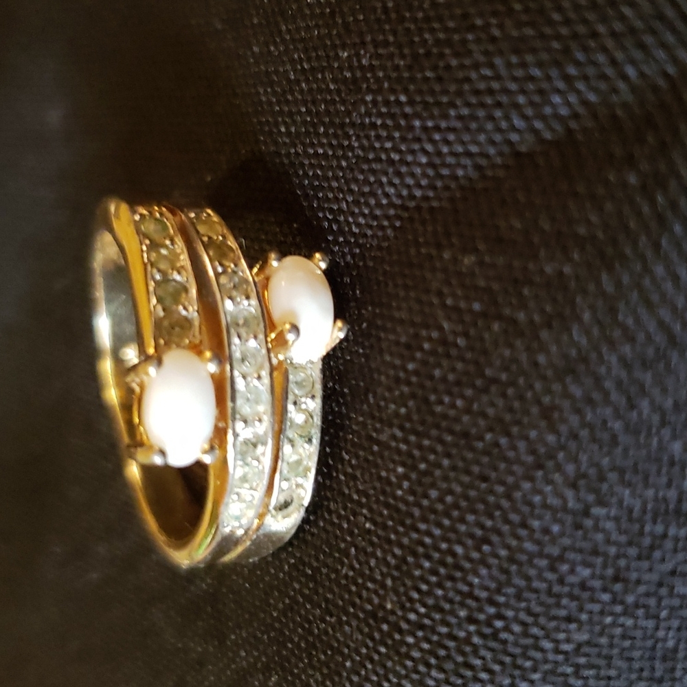 Vintage ESPO 14K Gold Electroplated Ri